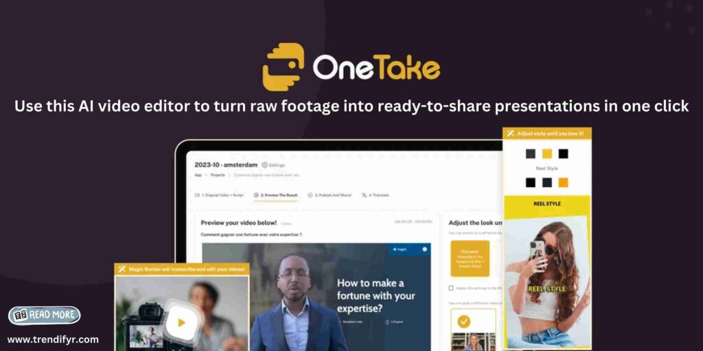 OneTake AI Review: The Easiest Video Editor You’ll Ever Use