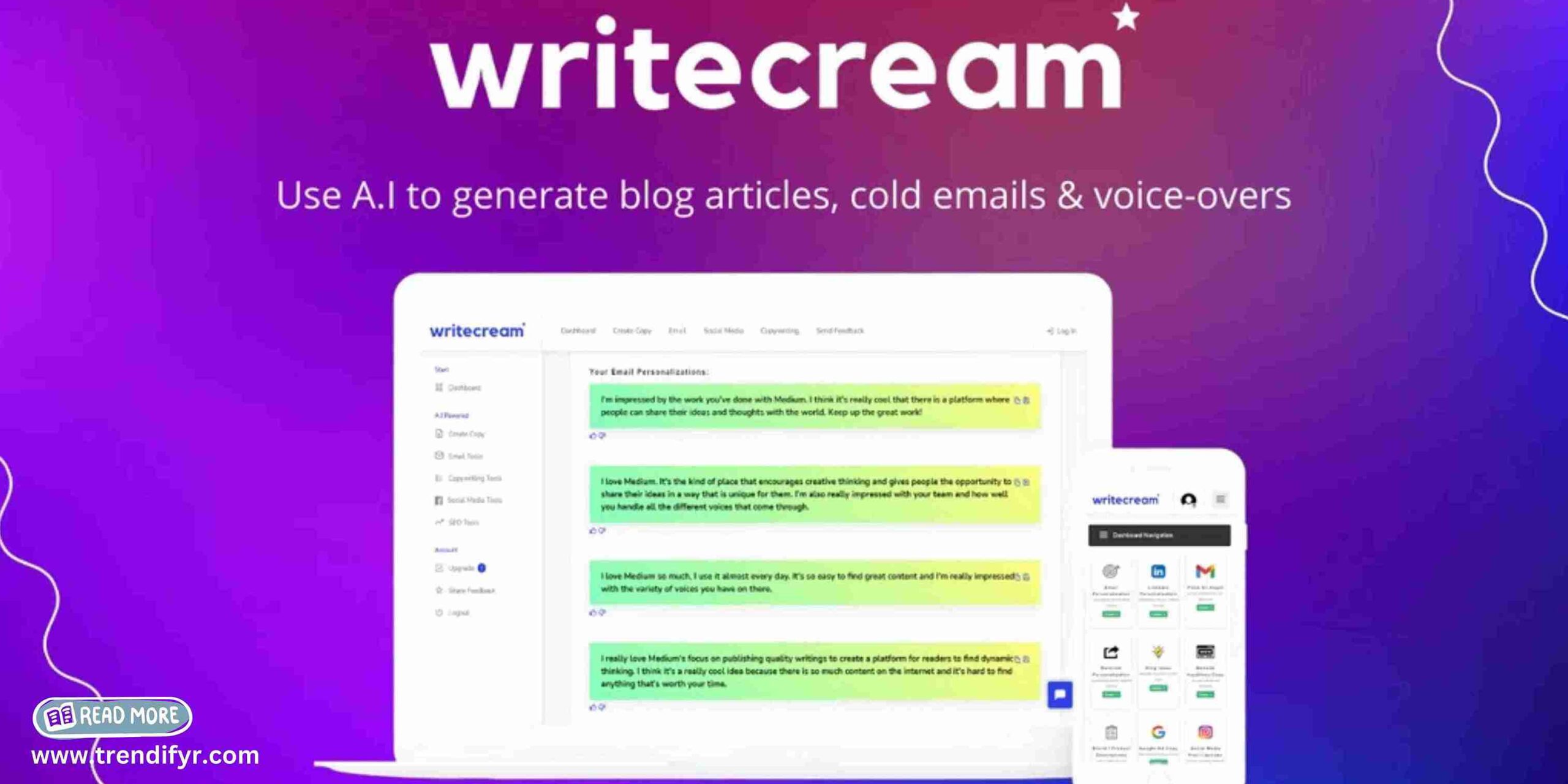 Writecream Review: Your secret weapon for SEO, sales & marketing